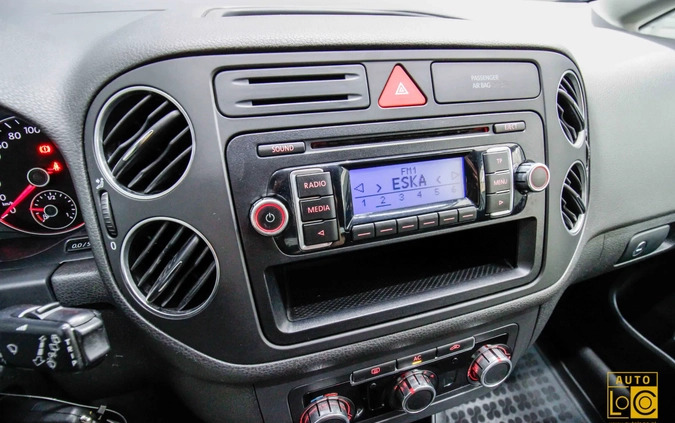 Volkswagen Golf Plus cena 22888 przebieg: 99900, rok produkcji 2009 z Wągrowiec małe 232
